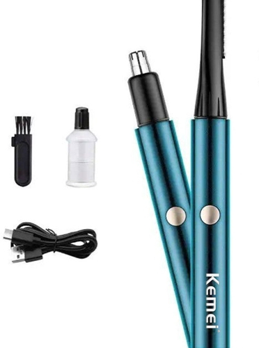 Trimmer Nas si Facial 2in1 putere 2W Reincarcabil USB Kemei KM491 1
