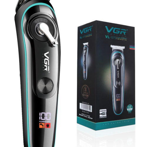 Trimmer profesional VGR V 075 cu afisaj LED si 4 piepteni 1